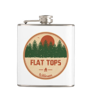 Flat Tops Wilderness Colorado Hip Flask