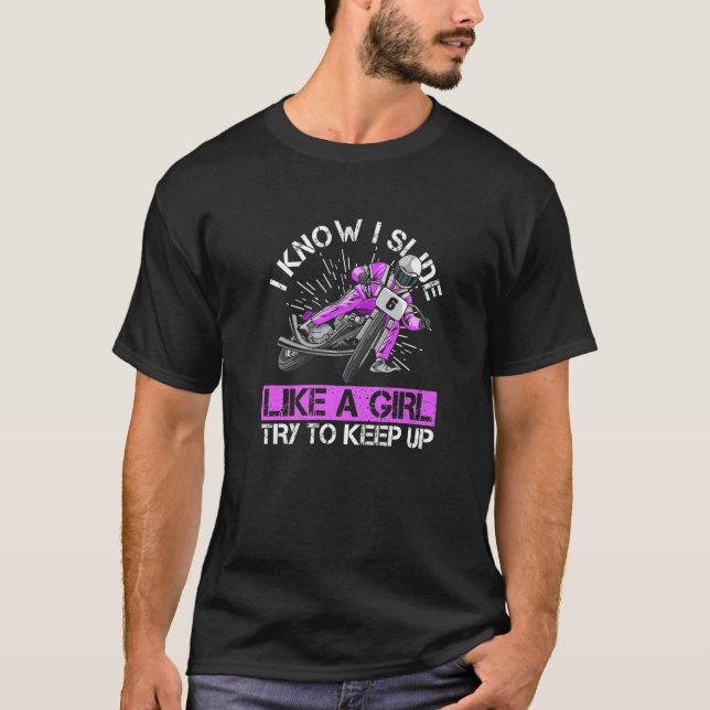 Flat Tracker Quote For A Flat Track Driver   T-Shirt (Front)