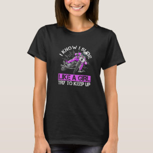 Flat Tracker Quote For A Flat Track Driver   T-Shirt