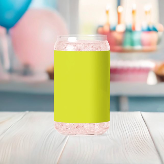 Flat Yellow Background – Back-to-School Texture Can Glass (Insitu (Baby Shower))