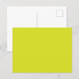 Flat Yellow Background – Back-to-School Texture Holiday Postcard