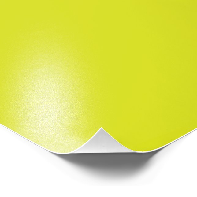 Flat Yellow Background – Back-to-School Texture Photo Print (Corner)