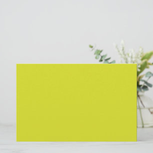Flat Yellow Background – Back-to-School Texture Stationery