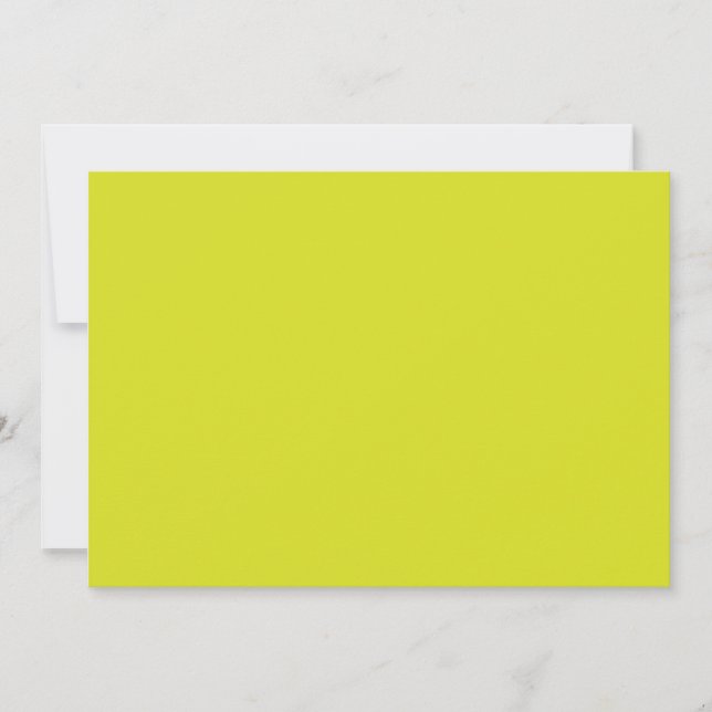Flat Yellow Background – Back-to-School Texture Thank You Card (Front)