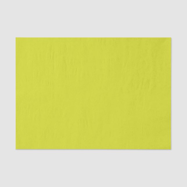 Flat Yellow Background – Back-to-School Texture Tissue Paper (Front)