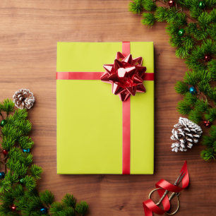 Flat Yellow Background – Back-to-School Texture Wrapping Paper