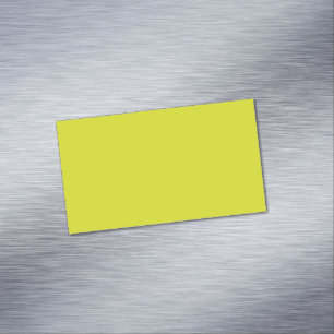 Flat Yellow Background Texture  Magnetic Business Card
