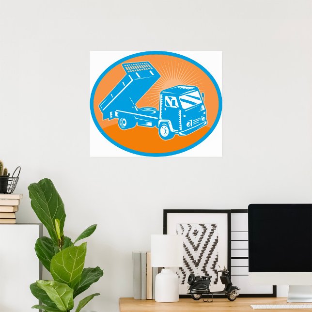 Flatbed Truck Vehicle Poster (Creator Uploaded)