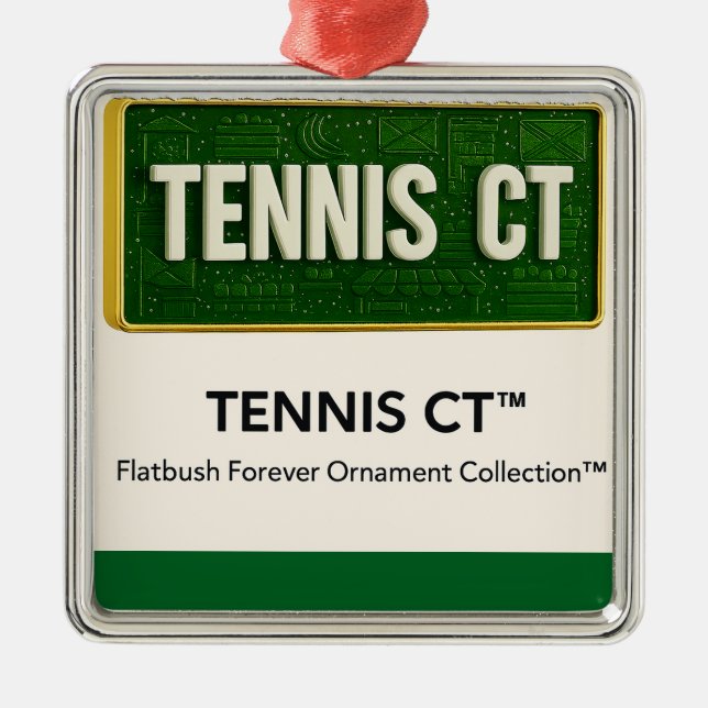 Flatbush street Christmas ornaments  (Front)