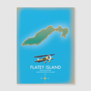 Flatey, Breiðafjörður, Iceland Map