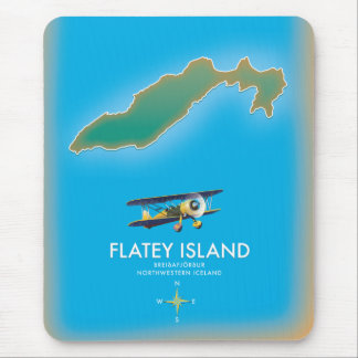 Flatey, Breiðafjörður, Iceland Map Mouse Pad