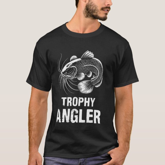 Flathead Catfish cat fishing T-Shirt (Front)