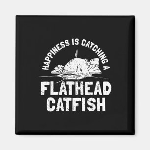 Flathead Catfish - Catfish Fishing Fish For Catfis Magnet