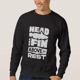 Flathead Catfish Fishing Catfish Hunter Catfishing Sweatshirt