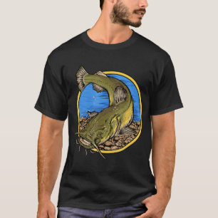 Flathead Catfish Fishing T-Shirt