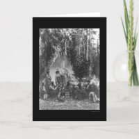 Flathead Indian Pre-Christmas Gathering 1916