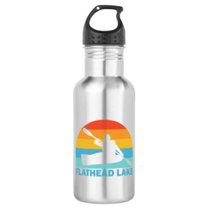 Flathead Lake Montana Kayak 532 Ml Water Bottle