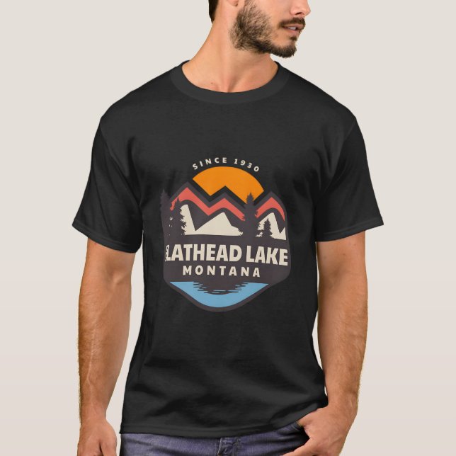 Flathead Lake Montana T-Shirt (Front)
