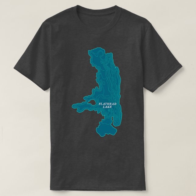Flathead Lake T-Shirt (Design Front)