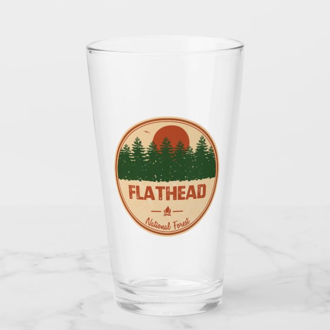 Flathead National Forest Glass (Front)