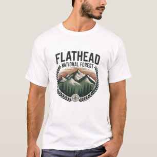 Flathead National Forest Montana Wilderness T-Shirt