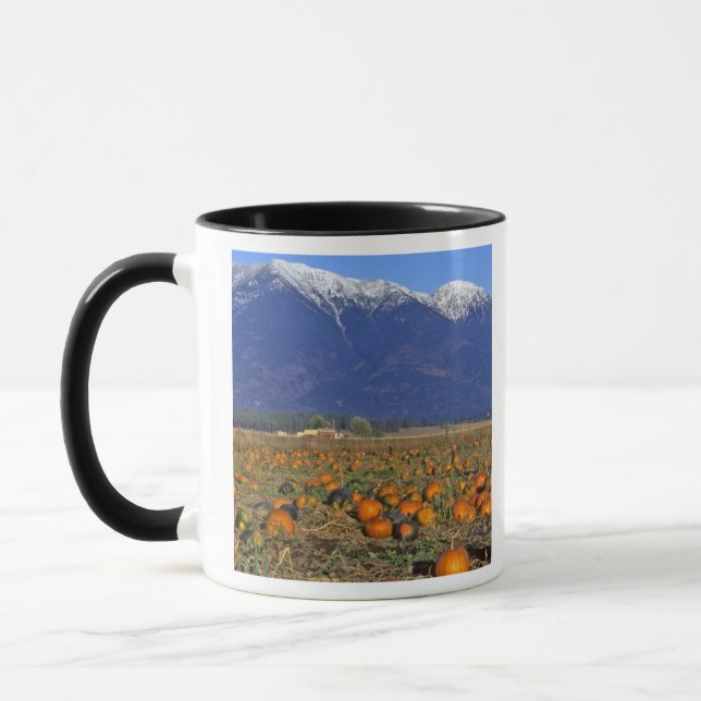 Flathead Valley Montana Pumpkin patch Mug (Left)
