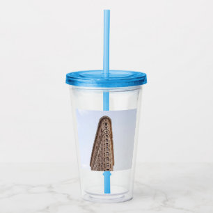 Flatiron building acrylic tumbler