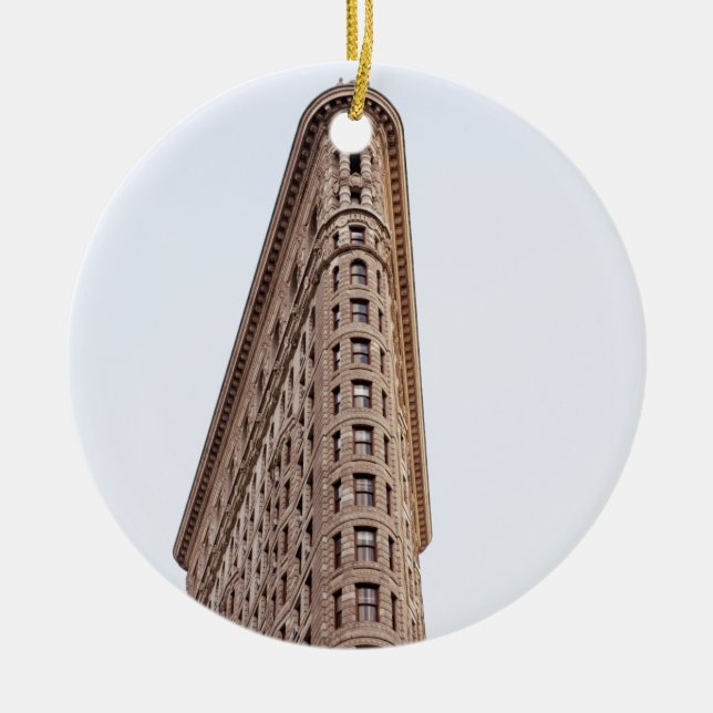 Flatiron building  ceramic ornament (Front)