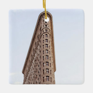 Flatiron building ceramic ornament
