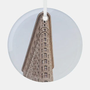 Flatiron building glass tree decoration