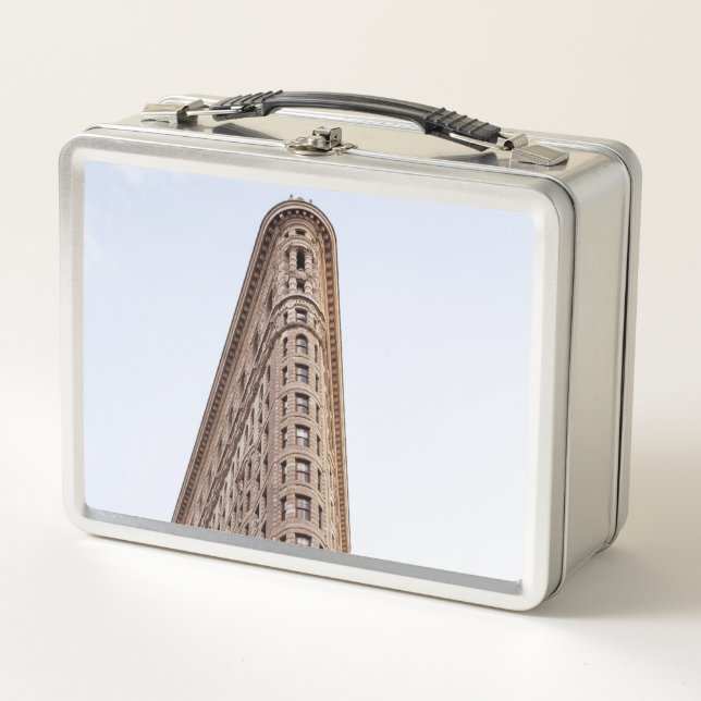Flatiron building  metal lunch box (Front)