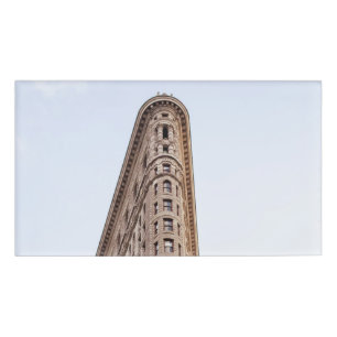 Flatiron building name tag