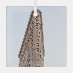 Flatiron Building New York City Glass Tree Decoration