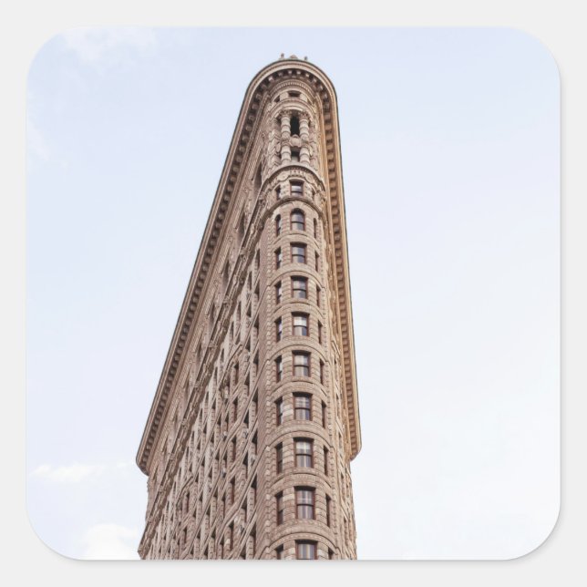 Flatiron Building New York City Square Sticker (Front)