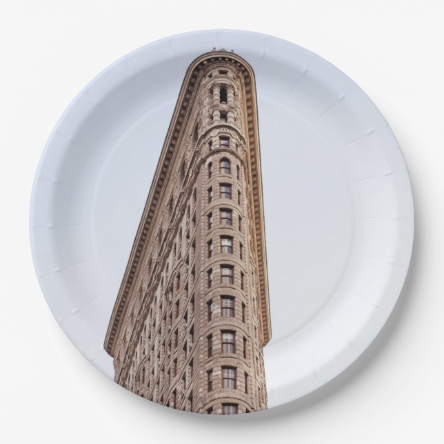 Flatiron building  paper plate (Front)