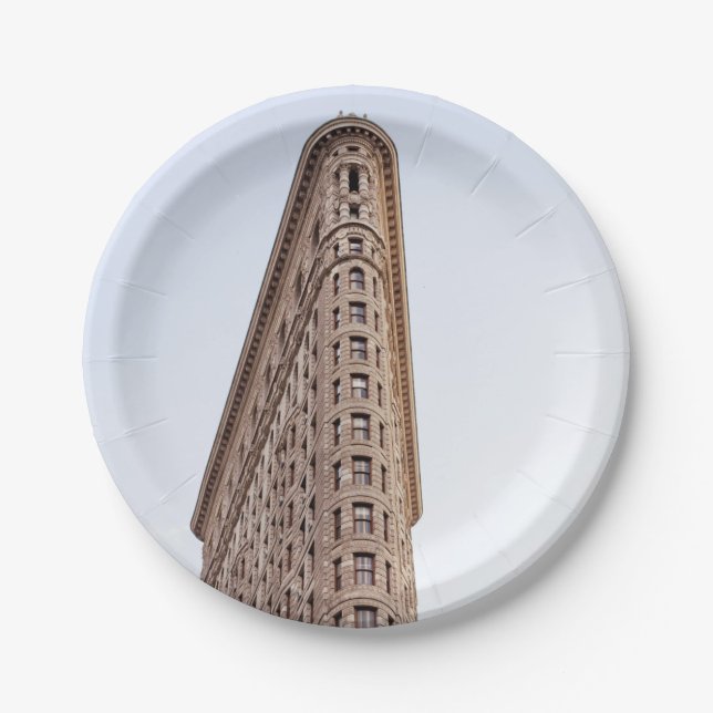 Flatiron building paper plate (Front)