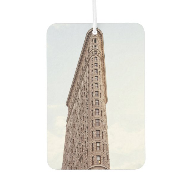 Flatiron building postcard car air freshener (Front)