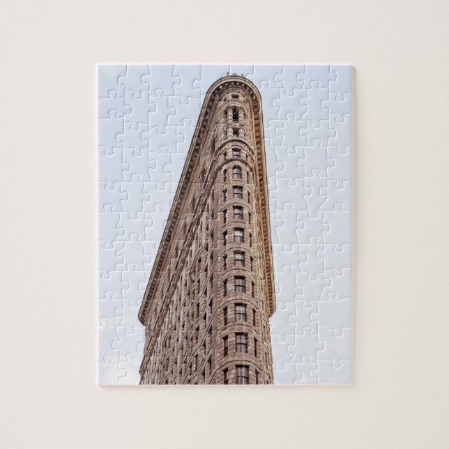 Flatiron building postcard jigsaw puzzle (Vertical)