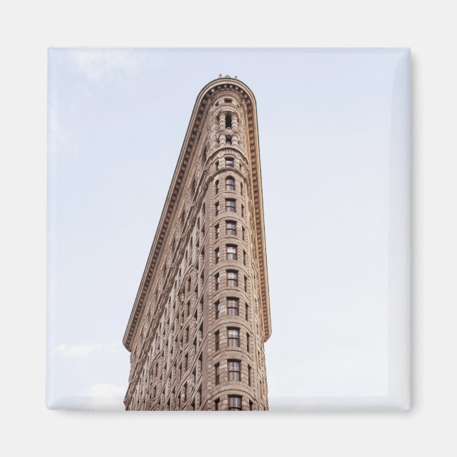 Flatiron building postcard magnet (Front)