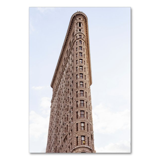 Flatiron building postcard table number (Front)