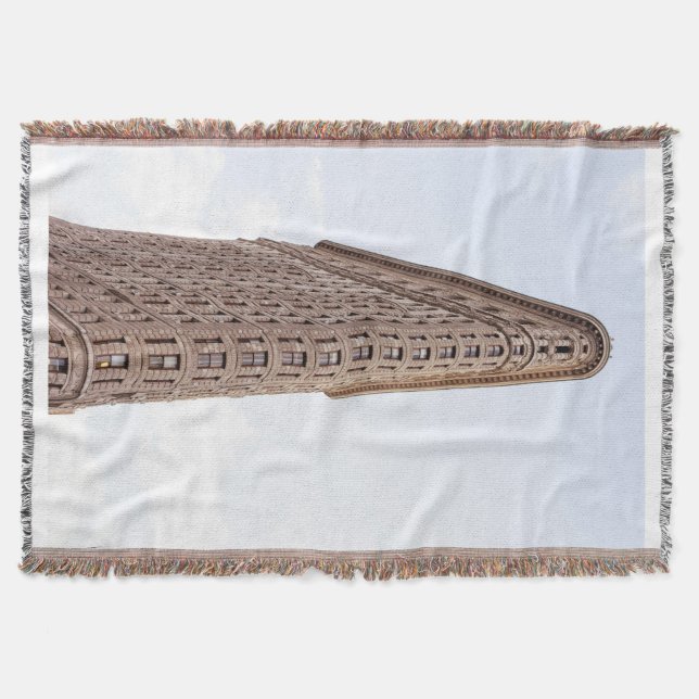 Flatiron building  throw blanket (Front)