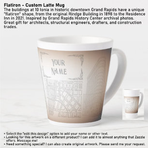 Flatiron - Custom Latte Mug