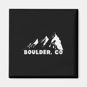 Flatirons Boulder Colorado Climbing Hiking Travel  Magnet