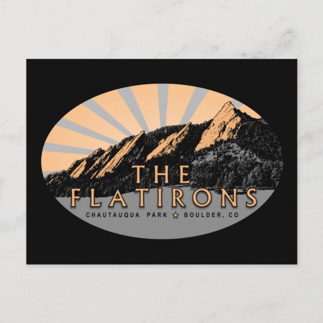Flatirons Chautauqua Park, Boulder Colorado Postcard (Front)