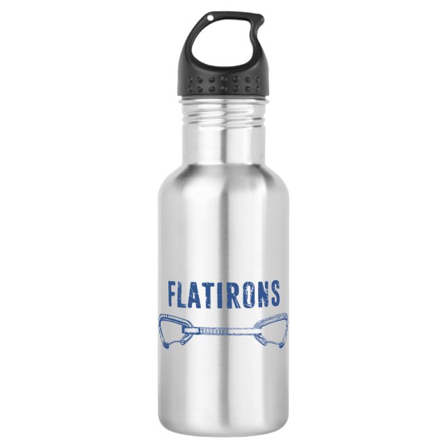 Flatirons Colorado Rock Climbing Quickdraw 532 Ml Water Bottle (Front)