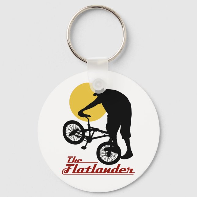 Flatlander BMX Key Ring (Front)