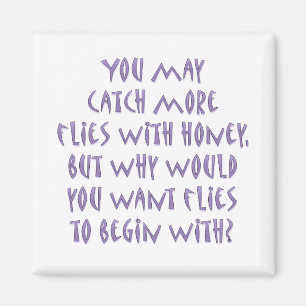 Flattery gets you nowhere magnet