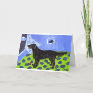 Flattie senses smiling moon card