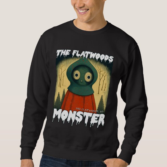 Flatwoods Monster Braxie 1952 Creepy Alien Cryptid Sweatshirt (Front)