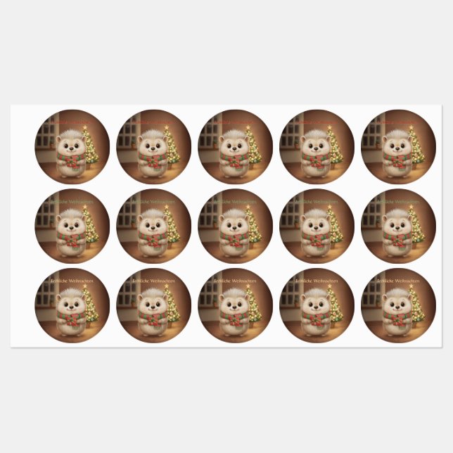 Flauchy Igel Christmas spell Design (Sheet)
